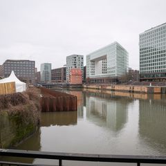 In der neuen MSC-Deutschlandzentrale sollen einmal rund 700 Beschäftigte arbeiten. Foto: Christian Charisius/dpa