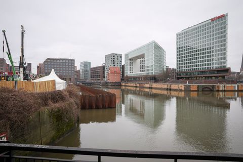 In der neuen MSC-Deutschlandzentrale sollen einmal rund 700 Beschäftigte arbeiten. Foto: Christian Charisius/dpa