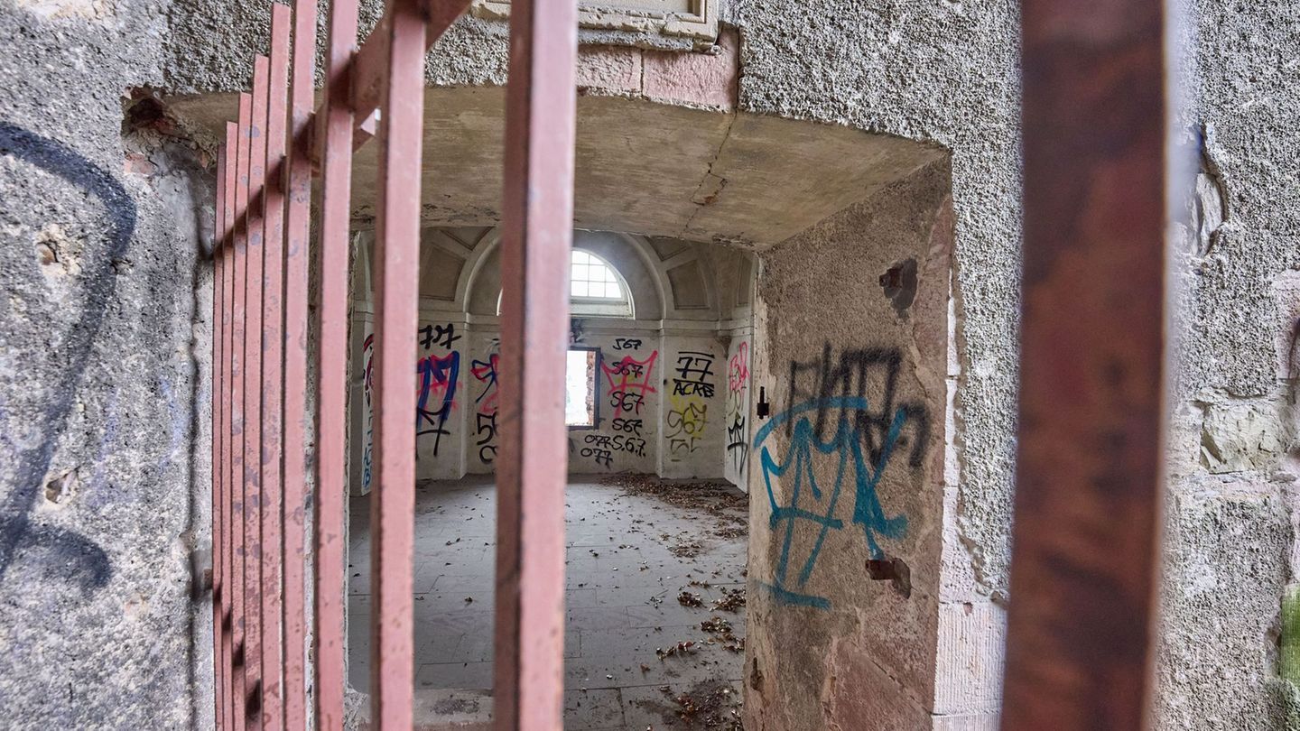 Der Fundort der Leiche ist eine Art Lost Place unterhalb der Festung Ehrenbreitstein. Foto: Thomas Frey/dpa