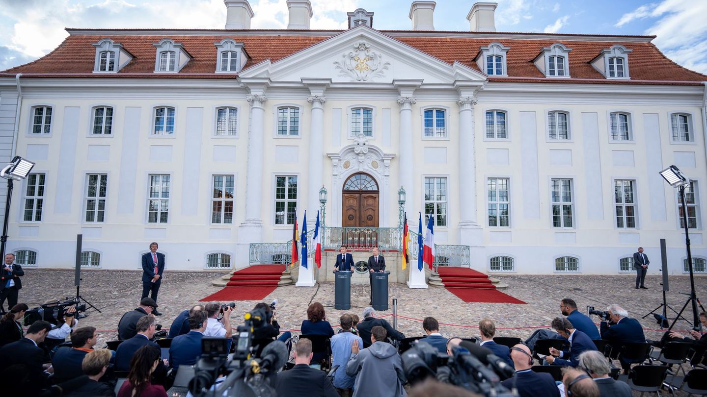 Das Schloss Meseberg war als Gästehaus der Bundesregierung Foto: Michael Kappeler/dpa