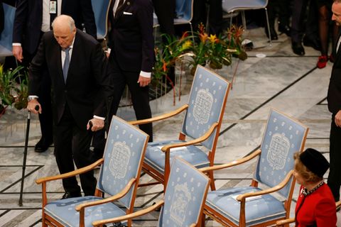 Harald V. bei Nobelpreis-Zeremonie im Dezember in Oslo