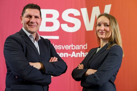 Wittig und Schulze sind beide in Sachsen-Anhalt geboren. Foto: Jan Woitas/dpa