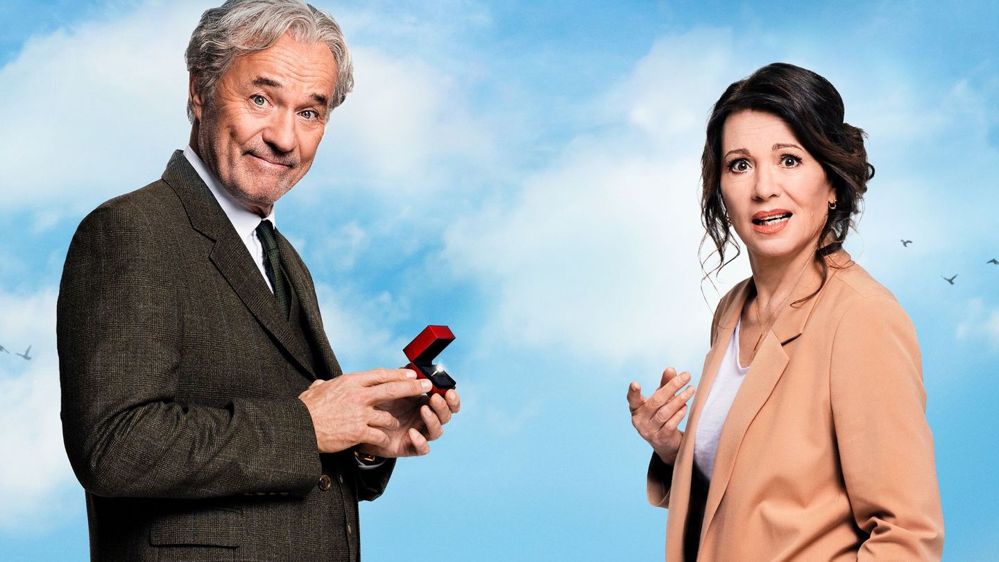Besser spät als nie: "Ein fast perfekter Antrag" ist für Heiner Lauterbach und Iris Berben die erste gemeinsame romantische Komödie.