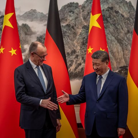 Merz in Peking: Überraschend wendig