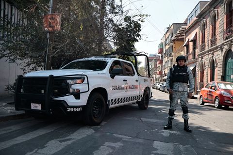 Die Leiche von "El Mencho" wurde nach seiner Tötung nach Mexiko-Stadt gebracht. Foto: Josue Perez/ZUMA Press Wire/dpa