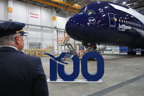 In diesem Jahr feiert Lufthansa 100-jähriges Jubiläum. Foto: Malin Wunderlich/dpa