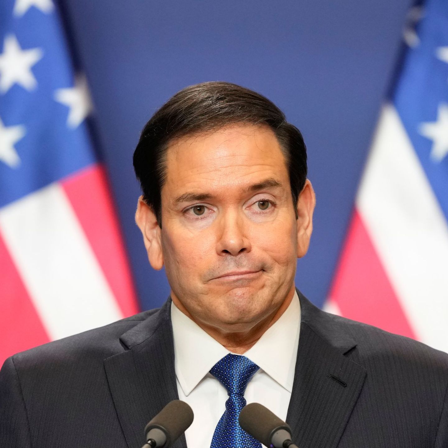 Der Iran versucht laut US-Außenminister Rubio, Interkontinentalraketen zu entwickeln. (Archivbild) Foto: Alex Brandon/Pool AP/AP
