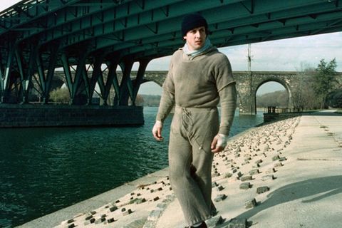 Sylvester Stallone in seiner Rolle als Rocky im gleichnamigen Film.