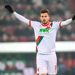 Elvis Rexhbecaj will mit dem FCA weiter jubeln. (Archivbild) Foto: Harry Langer/dpa