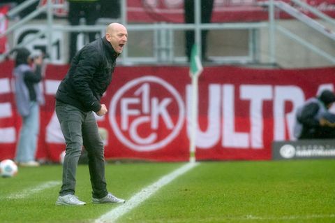 Für den 1. FC Kaiserslautern um Torsten Lieberknecht geht es am Wochenende gegen den SC Paderborn. Foto: Bernd Thissen/dpa