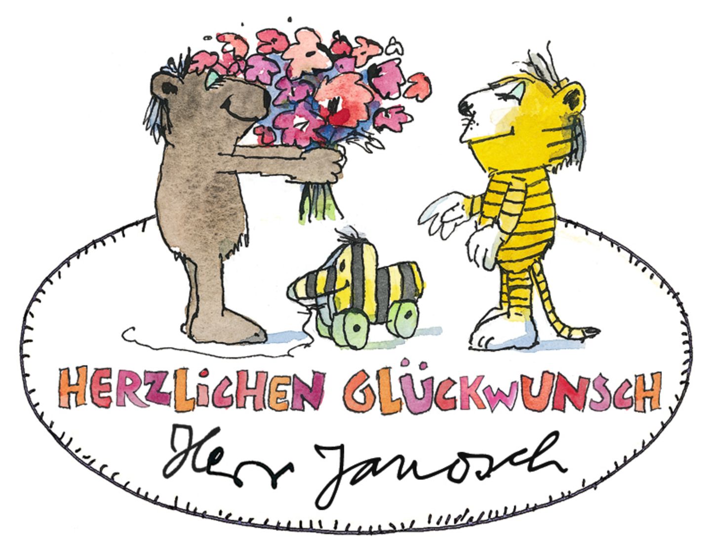 Herzlichen Glückwunsch, Herr Janosch