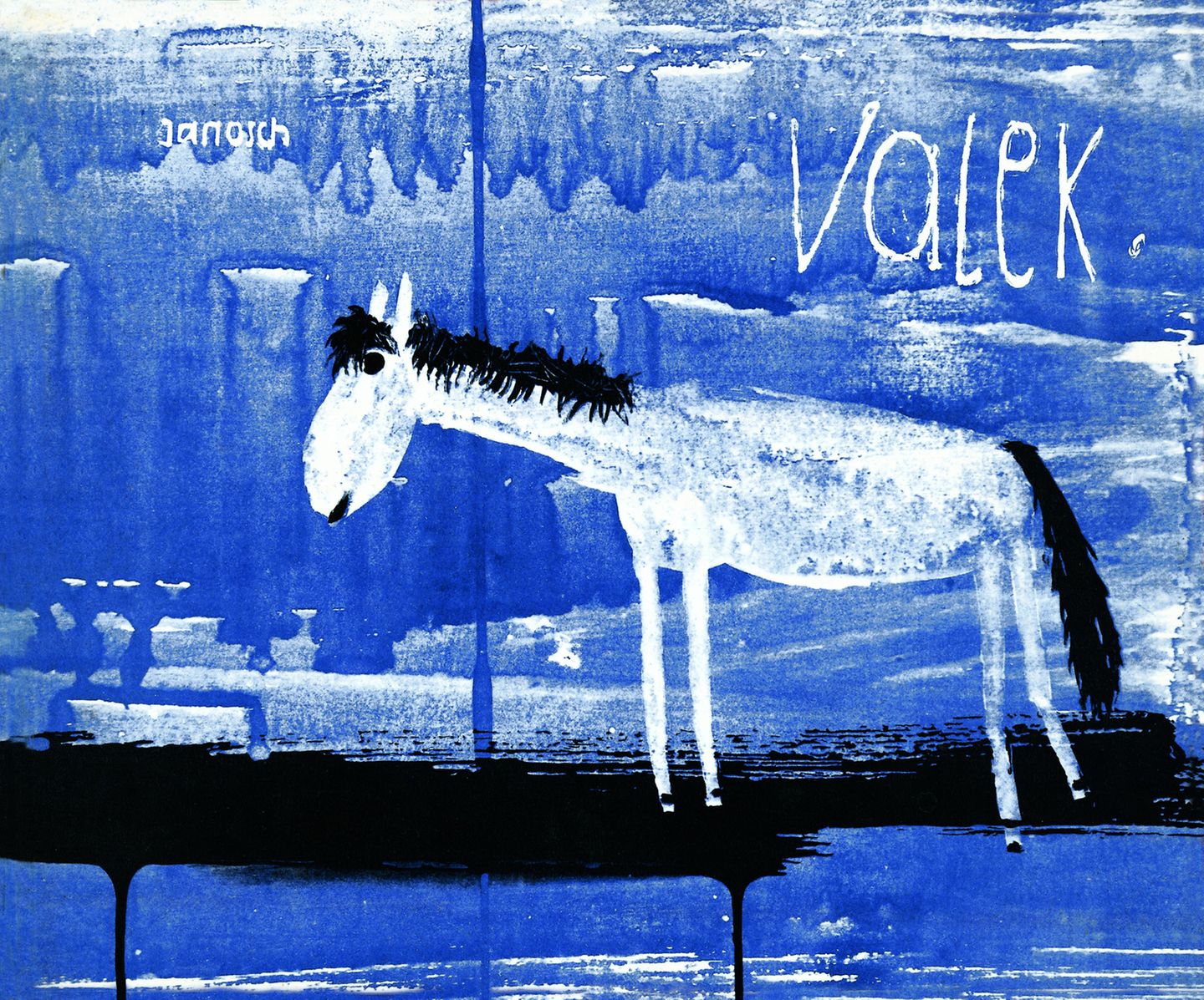 Valek  1960 erschien Janoschs erstes Kinderbuch, „Die Geschichte von Valek dem Pferd“. Ein mit ihm befreundeter Verleger hatte ihn ermutigt, seine Bilder in dieser Form zu veröffentlichen und sich Janosch zu nennen.