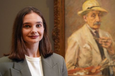 Der Wegbereiter des deutschen Impressionismus, Max Liebermann, ist als Selbstbildnis im Museum Barberini zu sehen. Co-Kuratorin