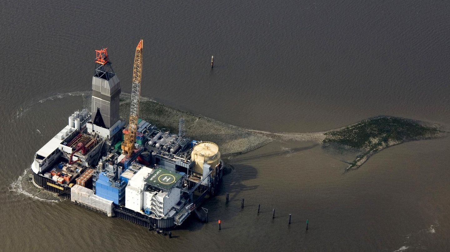 Deutschlands größtes Ölfeld liegt im Nationalpark Schleswig-Holsteinisches Wattenmeer