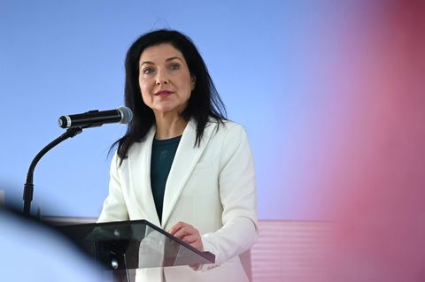 Wirtschafts- und Energieministerin Katherina Reiche bei einem Besuch in Saudi-Arabien