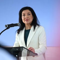 Wirtschafts- und Energieministerin Katherina Reiche bei einem Besuch in Saudi-Arabien