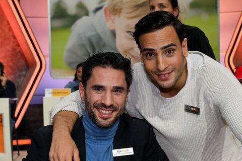 Ob sich Jan Kittmann (li.) Tipps von Timur Ülker für "Let's Dance" holt?