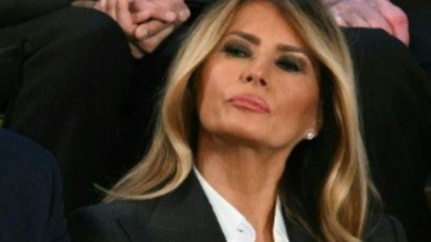 Melania Trump am Dienstag im Kapitol