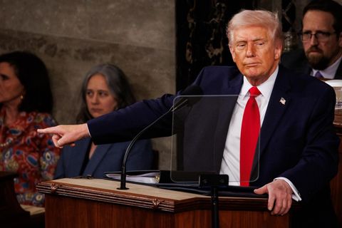 Donald Trump im Kapitol