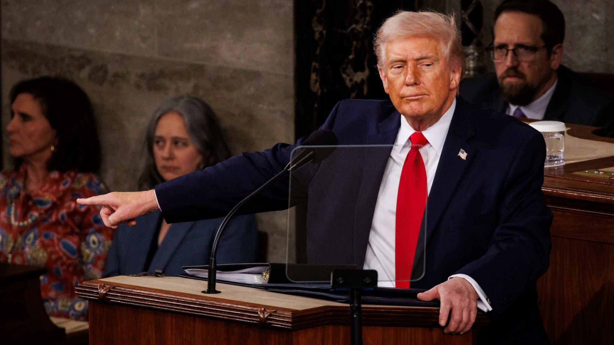 Donald Trump im Kapitol