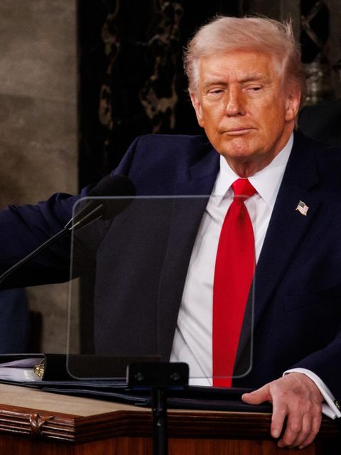 Donald Trump im Kapitol