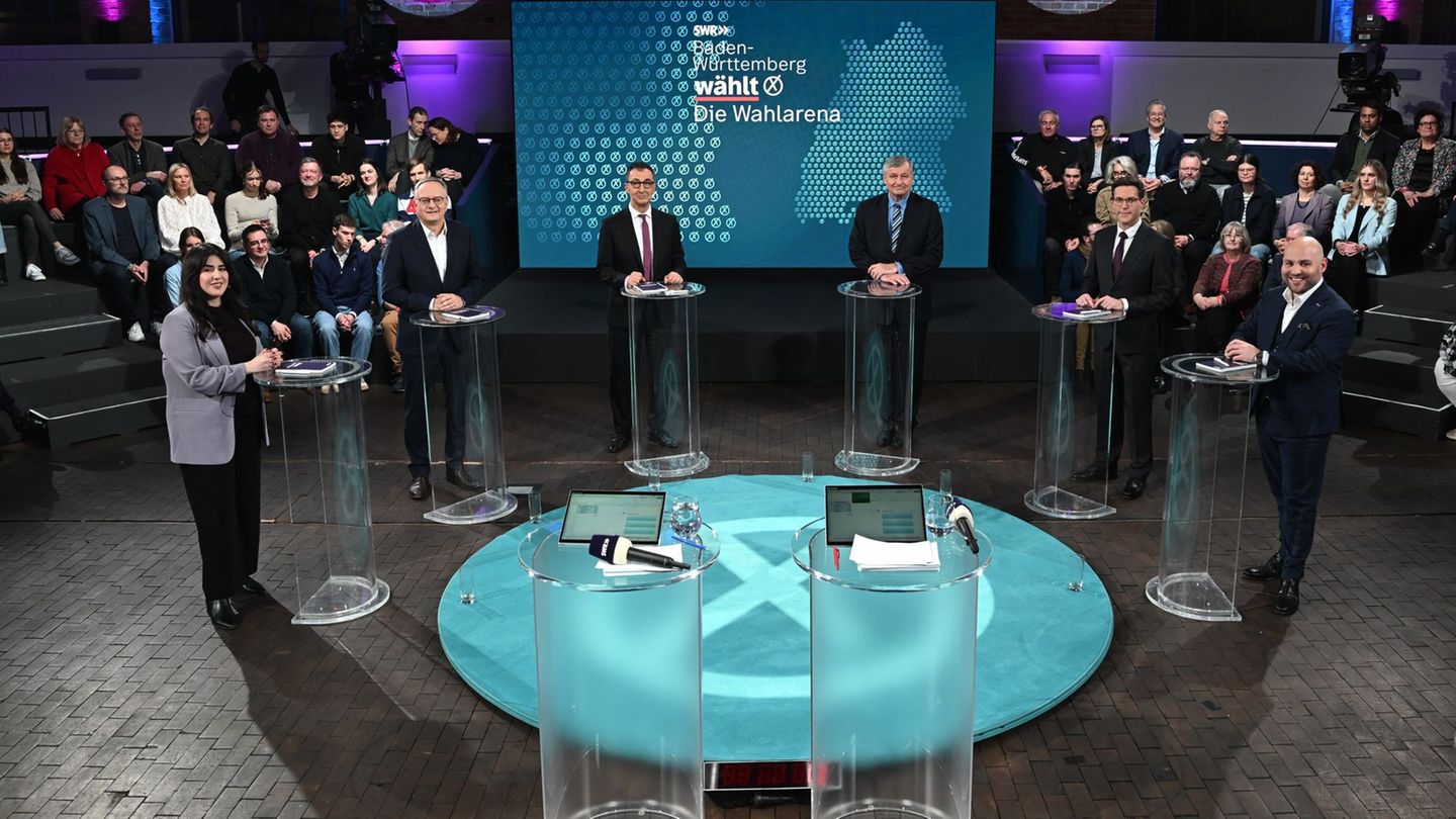 Wahl-Debatte: Kandidaten gehen sich in SWR-"Wahlarena" teils scharf an
