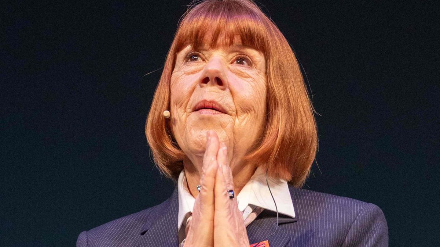 Gisèle Pelicot bei der Lesung in München