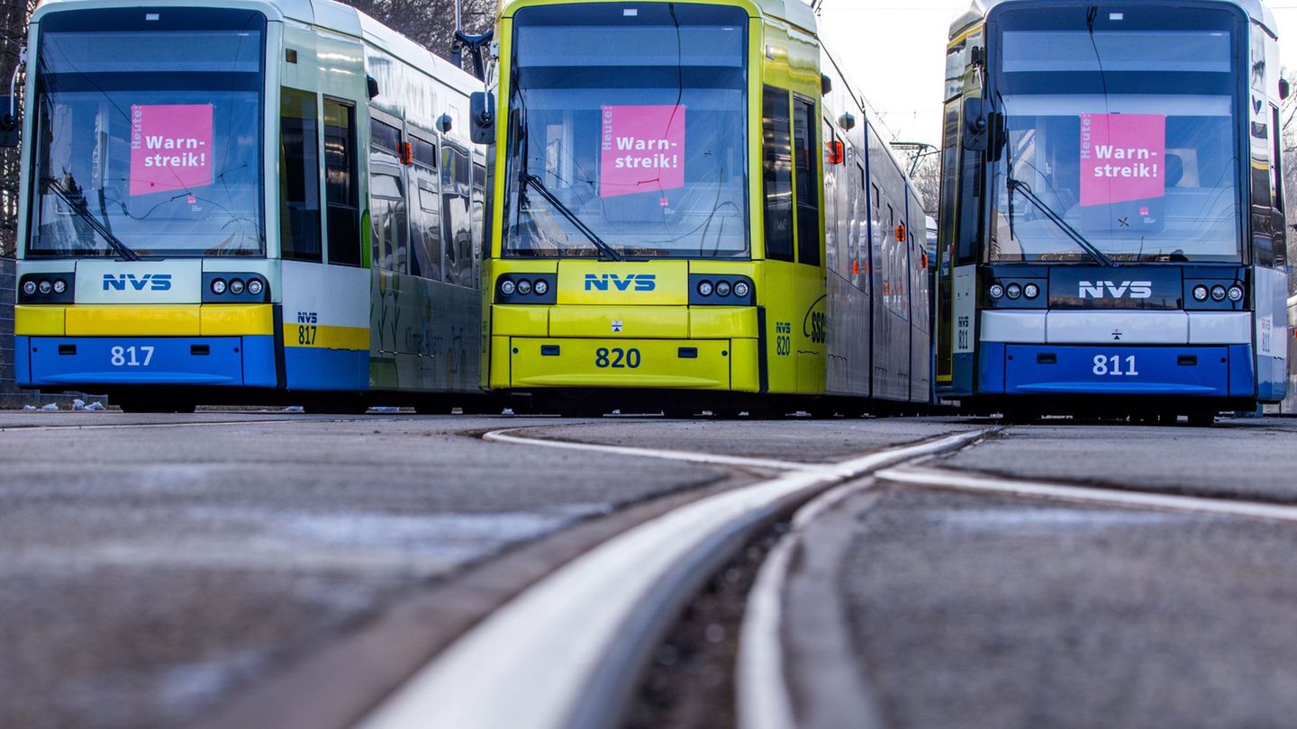 Tarife: Warnstreik im ÖPNV - Verdi will 35-Stunden-Woche