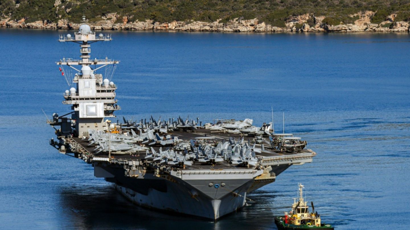 Der US-Flugzeugträger "USS Gerald R. Ford"