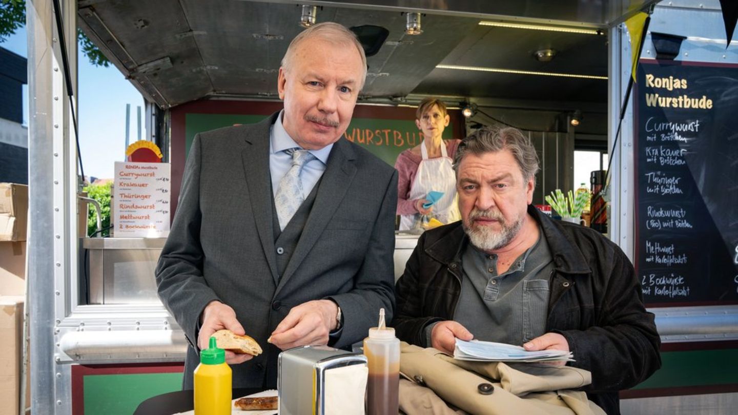 "Das Millionenschnitzel": Wolfgang Krettek (Ludger Pistor, l.) und Günther Kuballa (Armin Rohde).