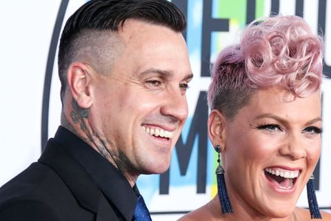 Pink und ihr Ehemann Carey Hart bei einem gemeinsamen Auftritt.