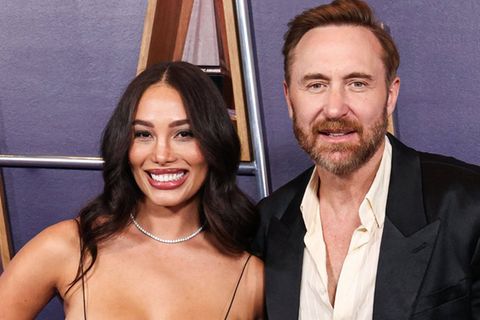 David Guetta und Jessica Ledon bei einem Auftritt in Las Vegas.