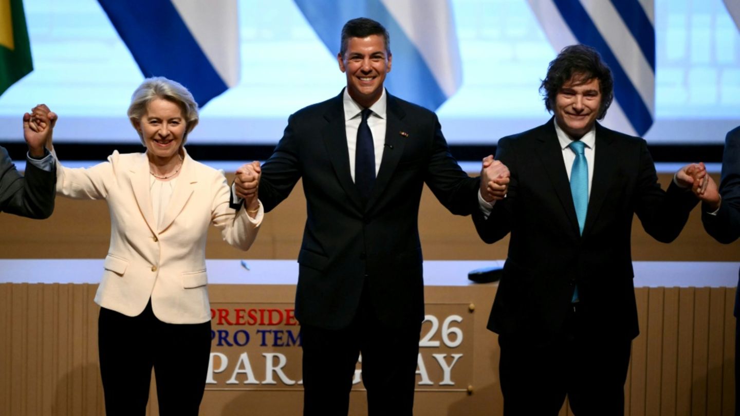 Von der Leyen mit Mercosur-Staatschefs