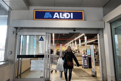 Der Discounter Aldi in New York