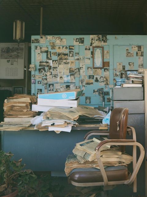 Schaufensterblick in die Vergangenheit: Immer mehr Lokalredaktionen in den USA geben auf. Hier das alte Büro des „Range Ledger“ in Cheyenne Wells, Colorado.
