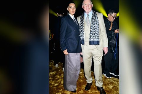 Bei der Boss-Fashionshow in Mailand gehörten Lilian de Carvalho Monteiro und Boris Becker zu den Gästen.