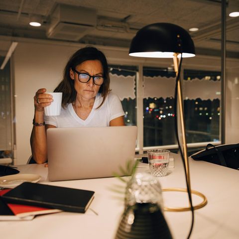 Überstunden im Büro