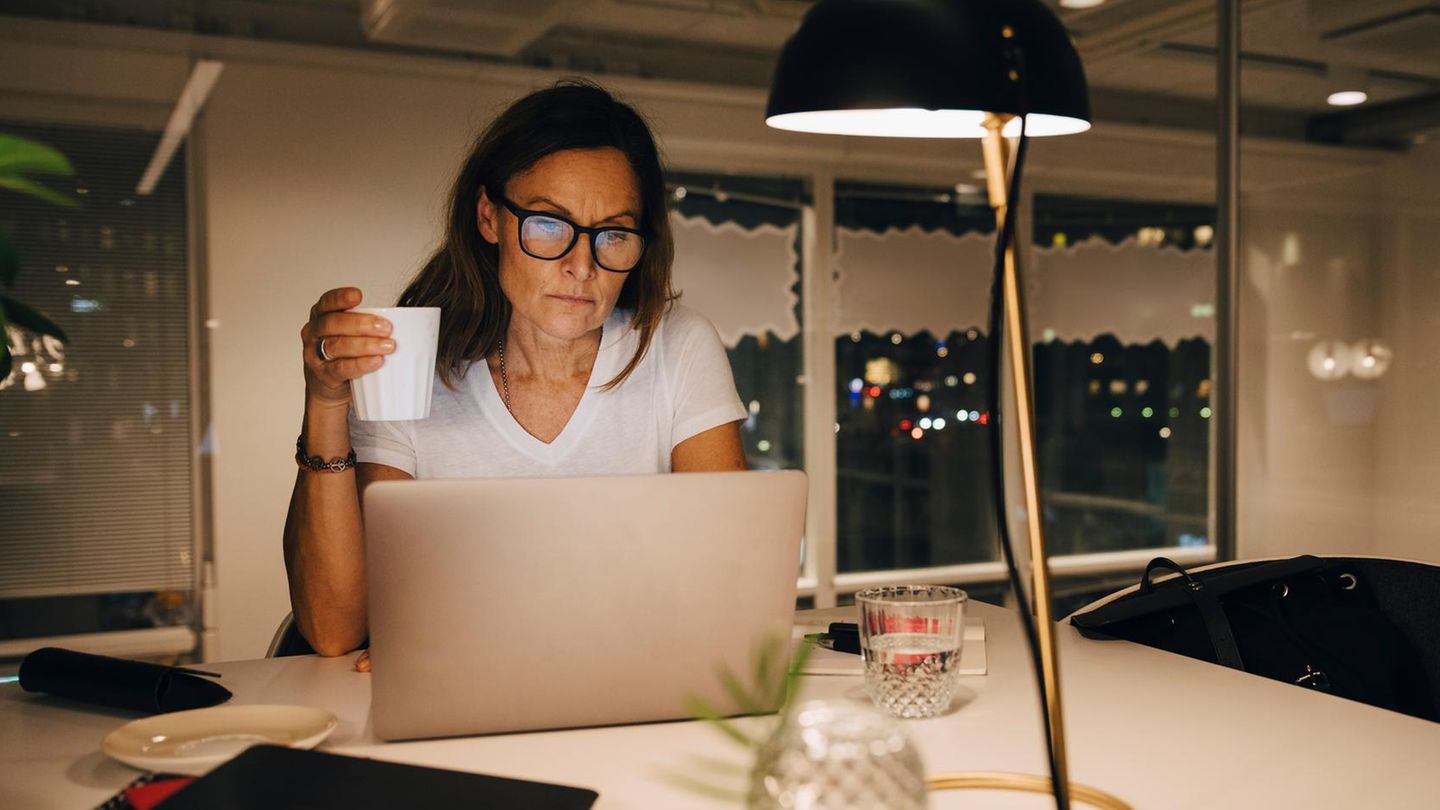 Überstunden im Büro