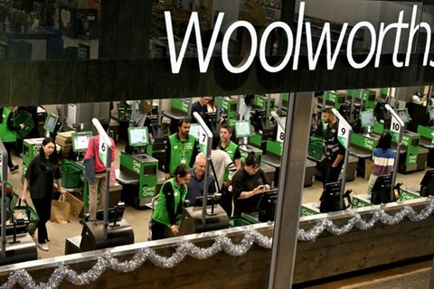 Ein Woolworths-Supermarkt in Sydney