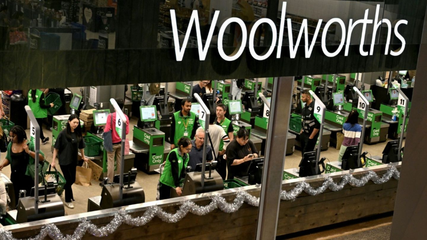 Ein Woolworths-Supermarkt in Sydney