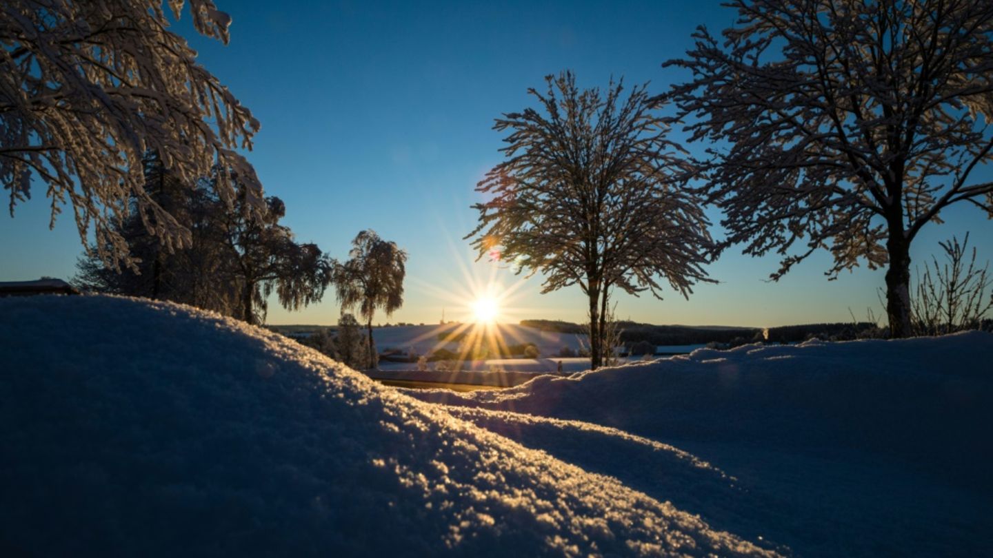 Landschaft im sächsischen Clausnitz