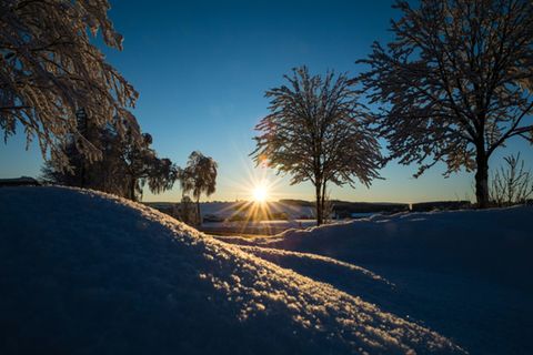 Landschaft im sächsischen Clausnitz