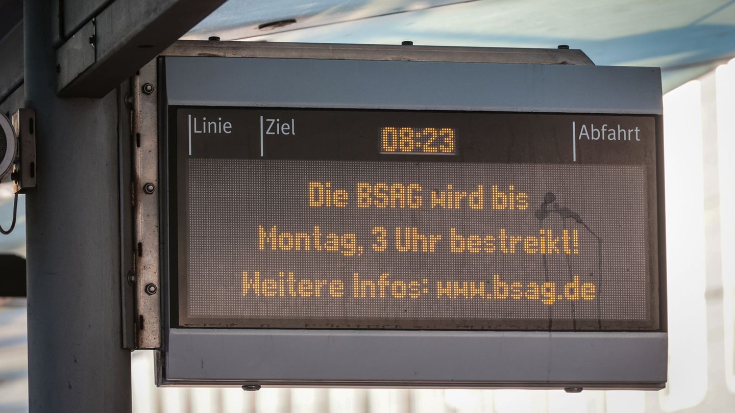 Ein Warnstreik bremst erneut Straßenbahnen und Busse in Bremen aus. Foto: Focke Strangmann/dpa