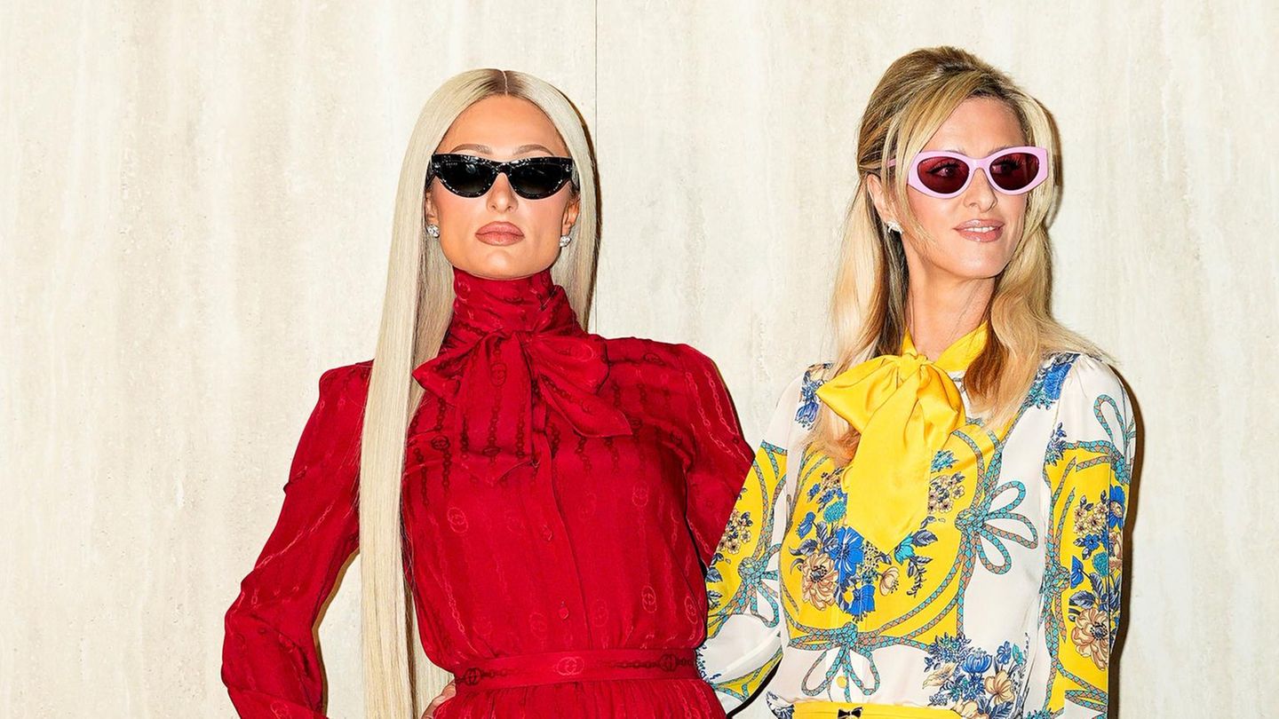 Mailand Modewoche Paris Hilton