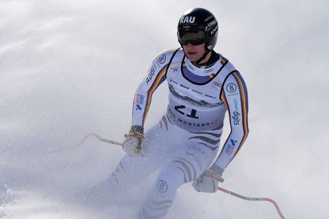 Für Skirennfahrer Luis Vogt ist die Saison vorzeitig beendet. (Archivbild) Foto: Giovanni Auletta/AP/dpa