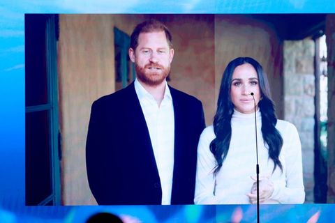 Prinz Harry und Herzogin Meghan meldeten sich bei den NAACP Image Awards per Videobotschaft zu Wort.
