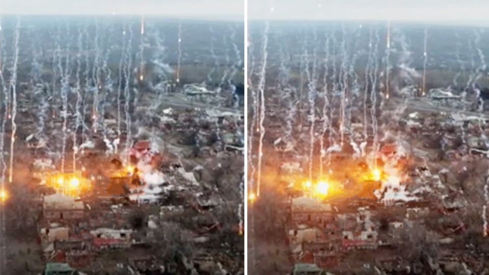 Ukraine: Russische Armee überzieht Stadt offenbar mit Phosphor-Regen