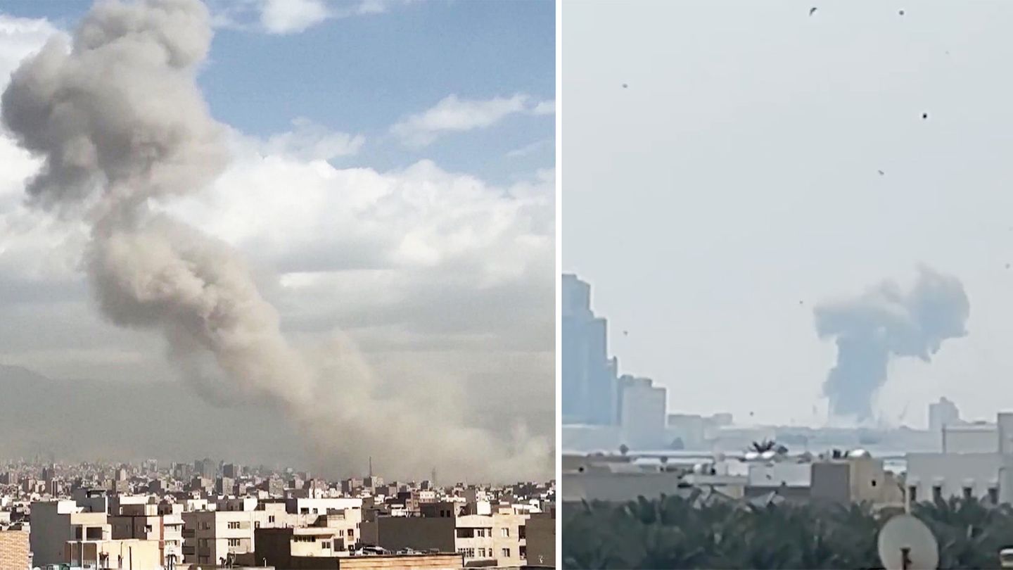 Explosionen in Teheran: Israel mit Präventivschlag gegen Iran – Regime greift US-Stützpunkte an
