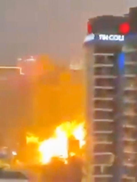 Amateurvideos zeigen Explosionen in Dubai