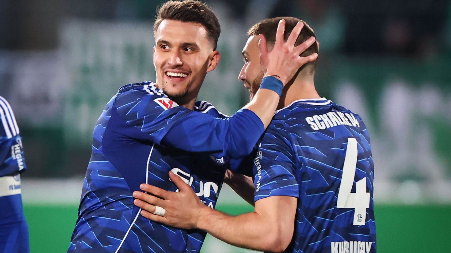 2. Fußball-Bundesliga: Ljubicic-Kracher rettet Schalke in Fürth Platz eins